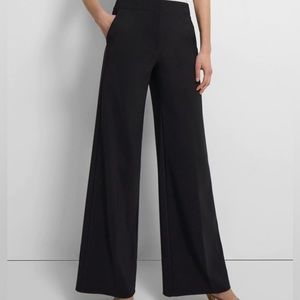 Theory Wide Leg Black Trouser- Size 0